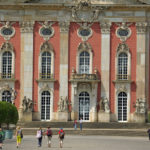 Potsdam, ornements baroques du Neues Palais, Allemagne