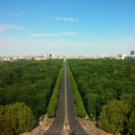 Berlin in the summer from the top